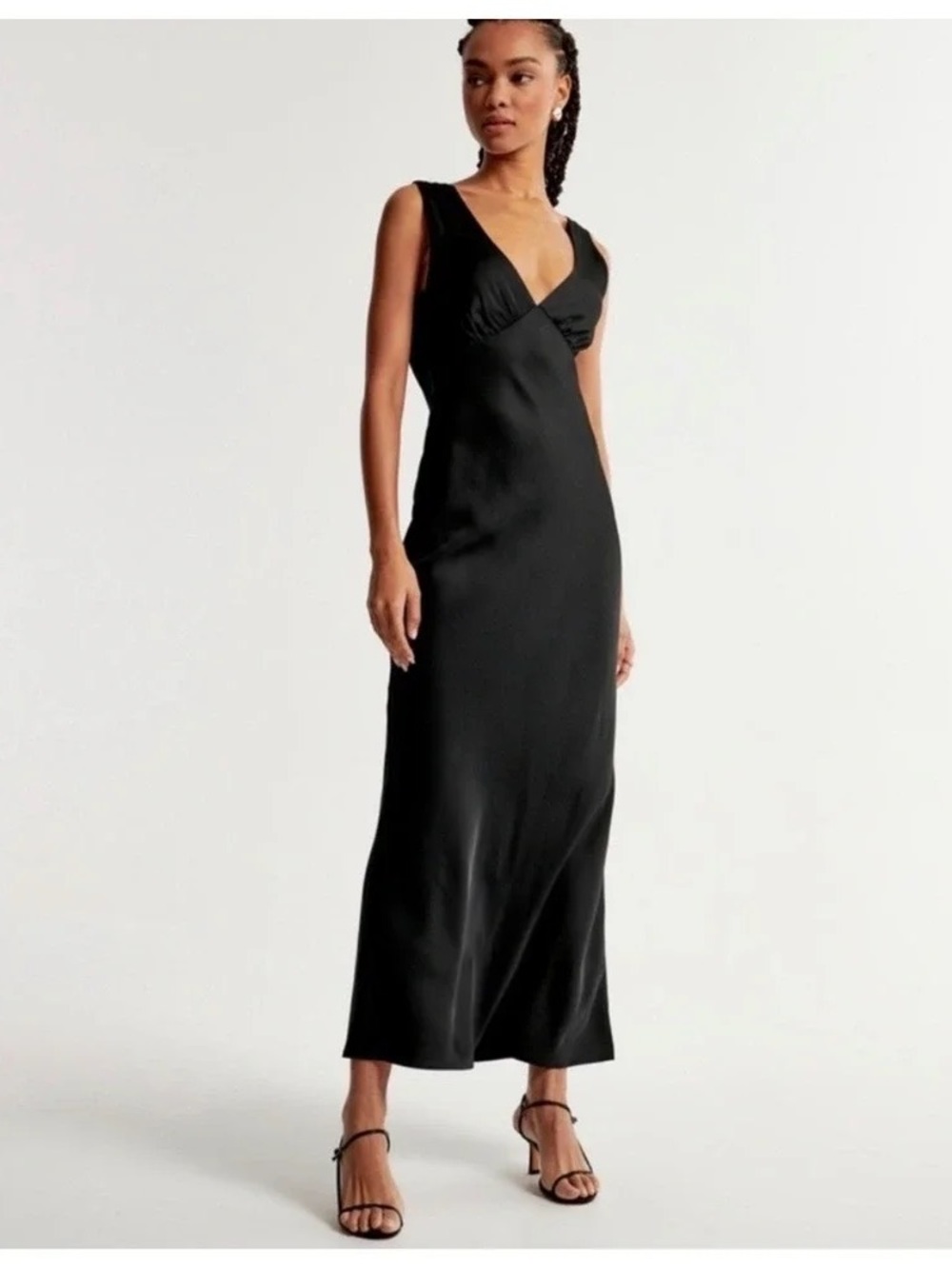 Abercrombie & Fitch Plunge Cowl Back Maxi Dress - Picture 5 of 6